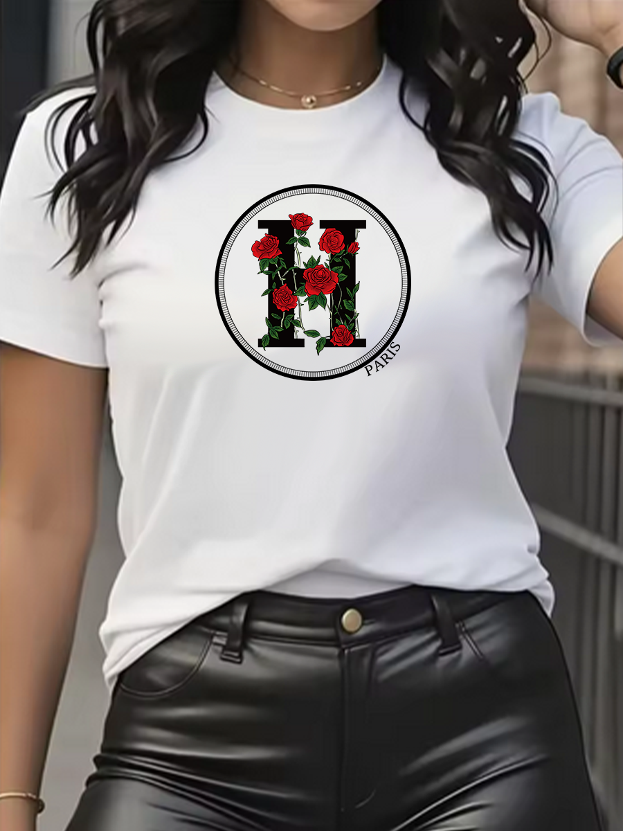 Streetwear Brand Shirts - Women's T-Shirt Leisure Fashion Short Sleeve