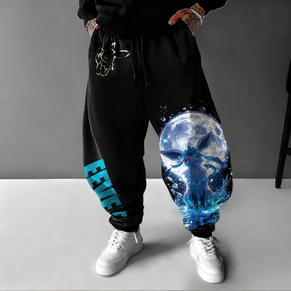 Streetwear Brand Collaborations - Pokemon Co Branded Sweatpants Autumn Winter