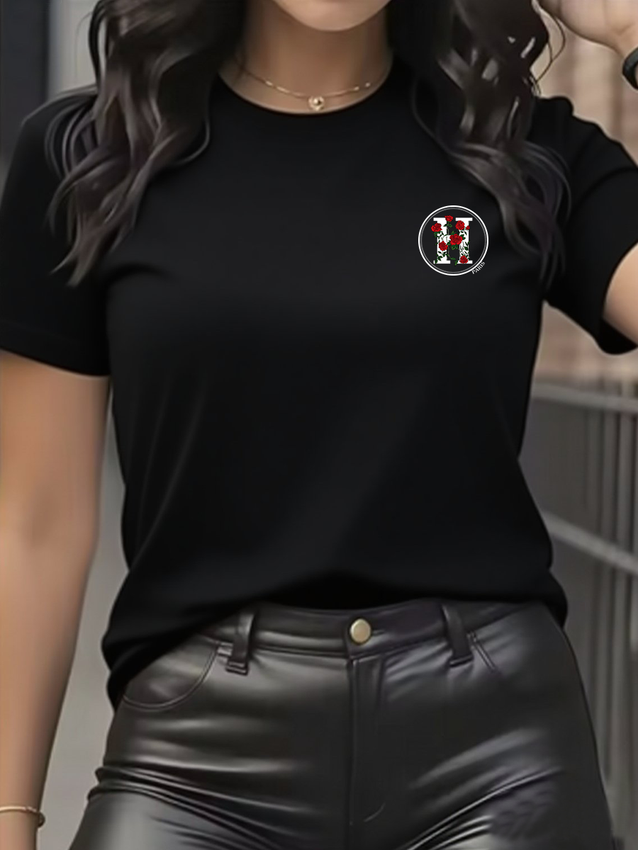 Women's T-Shirt Leisure Fashio - Streetwear Brand Shirts avis et prix