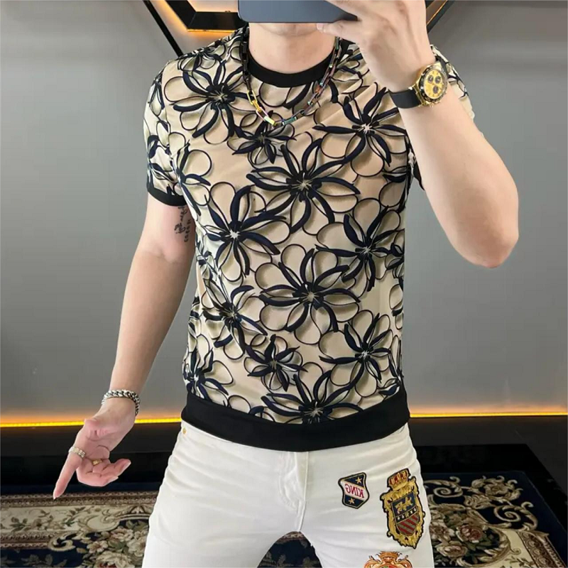 Brand Ice Silk Flower T-shirt  - Streetwear Brand With Flowers avis et prix