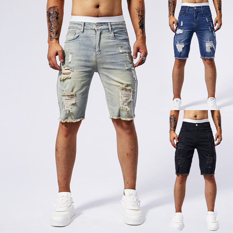 2025 Summer New Men's Ripped D - Streetwear Brand China avis et prix