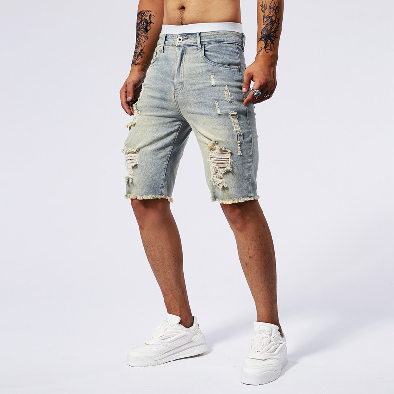 2025 Summer New Men's Ripped D - Streetwear Brand China avis et prix