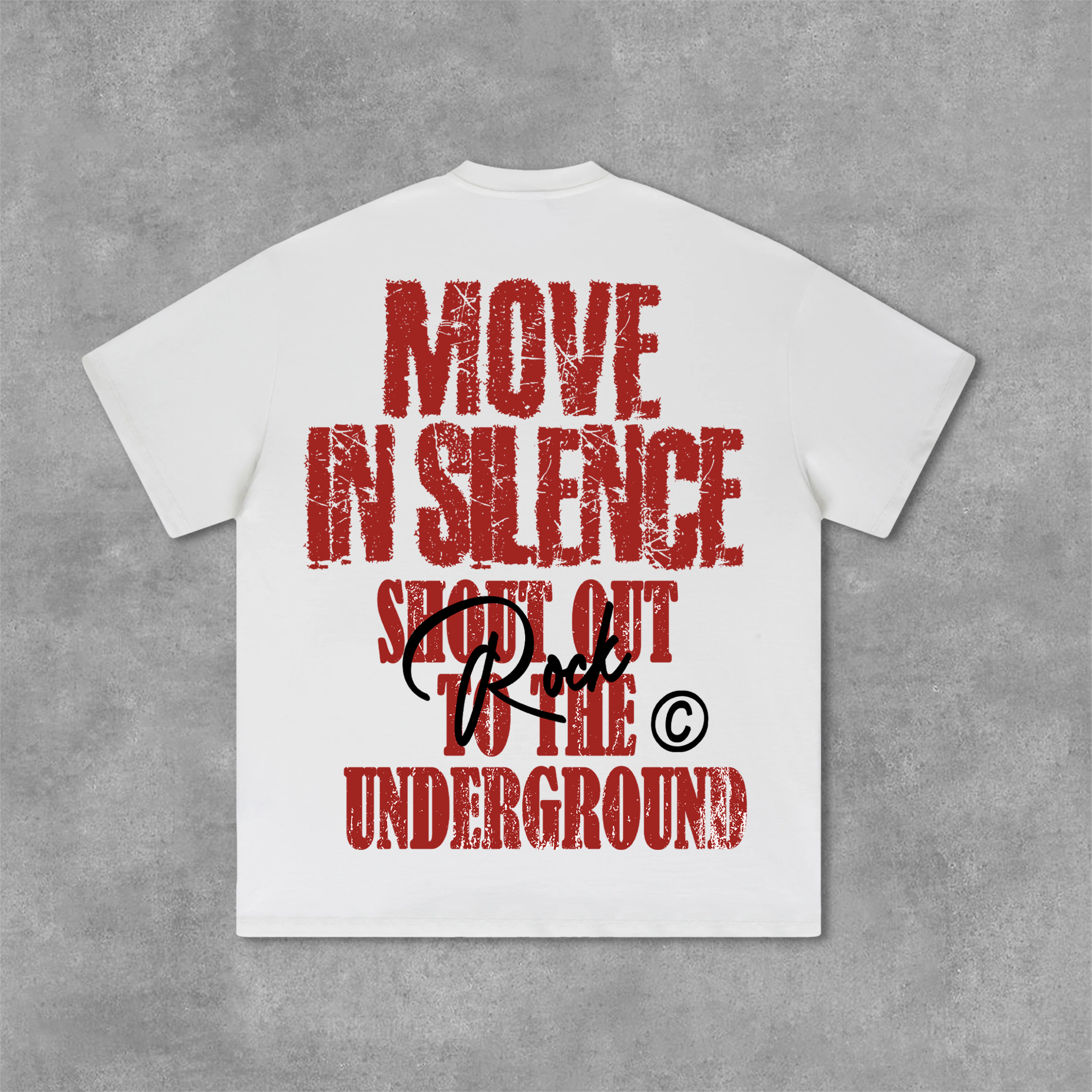 Vintage Move in Silence Graphi - Streetwear Brand Shirts avis et prix