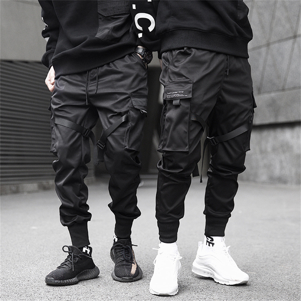 Black Hip Hop Cargo Pants Summ - Streetwear Brand China avis et prix