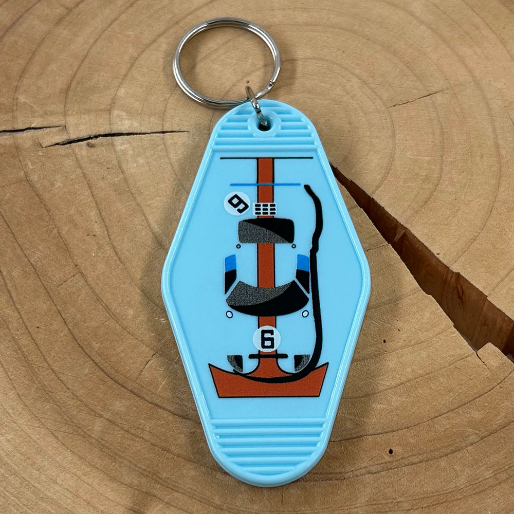 Gulf GT40 Livery Keychain Icon - Streetwear Brand Accessories avis et prix