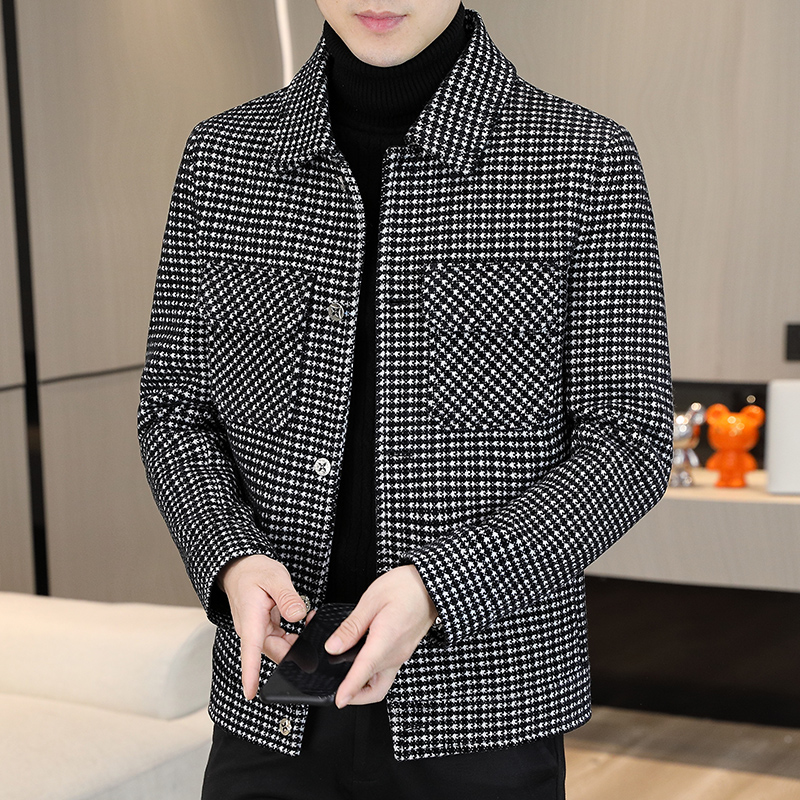 Brand Winter Plaid Woolen Jack - Streetwear Brand China avis et prix