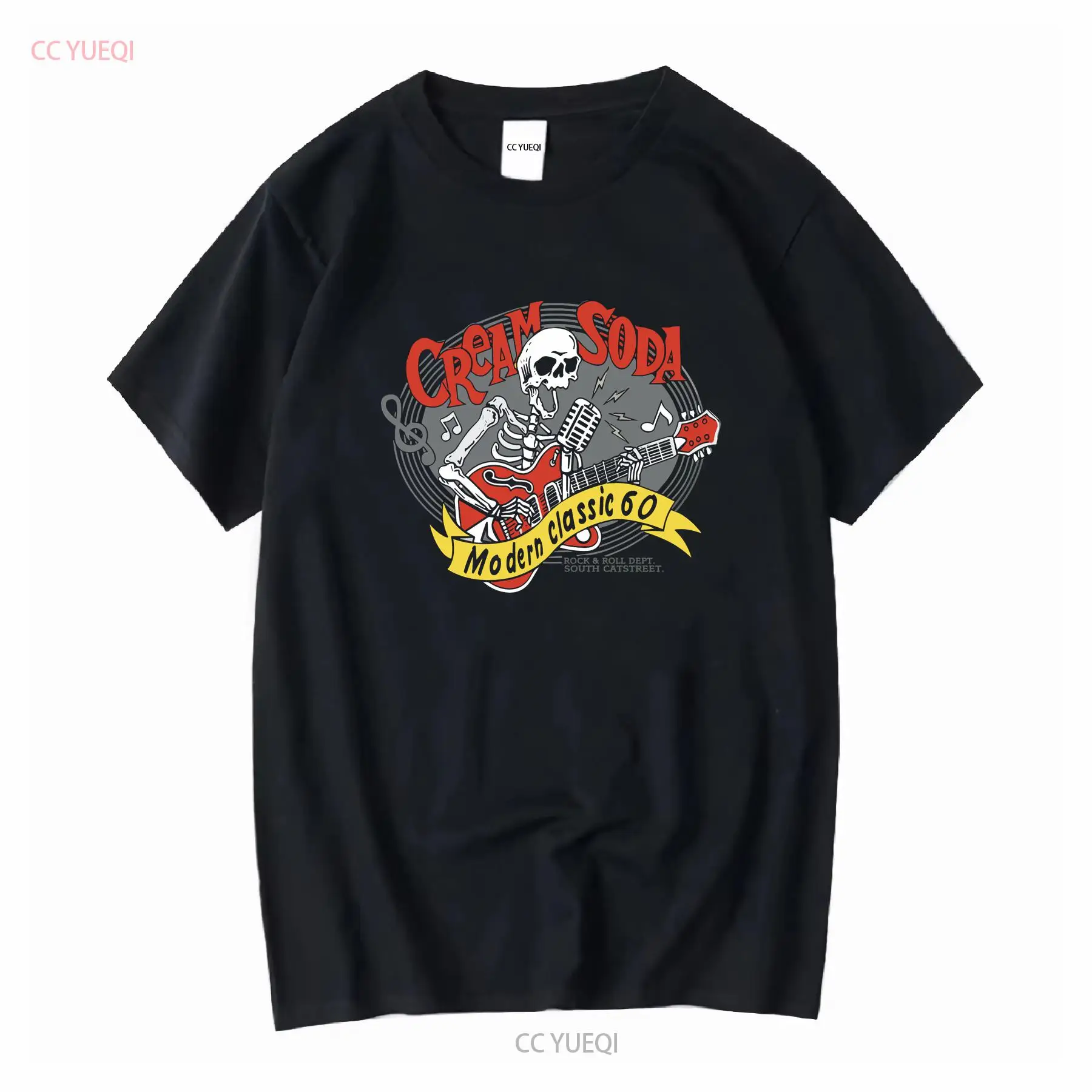 Cream Soda Rock Roll T shirt J - Streetwear Brand China avis et prix