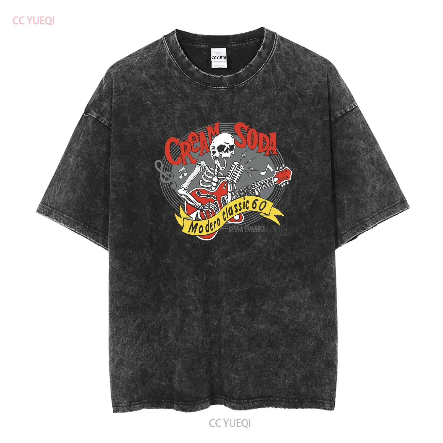 Cream Soda Rock Roll T shirt J - Streetwear Brand China avis et prix