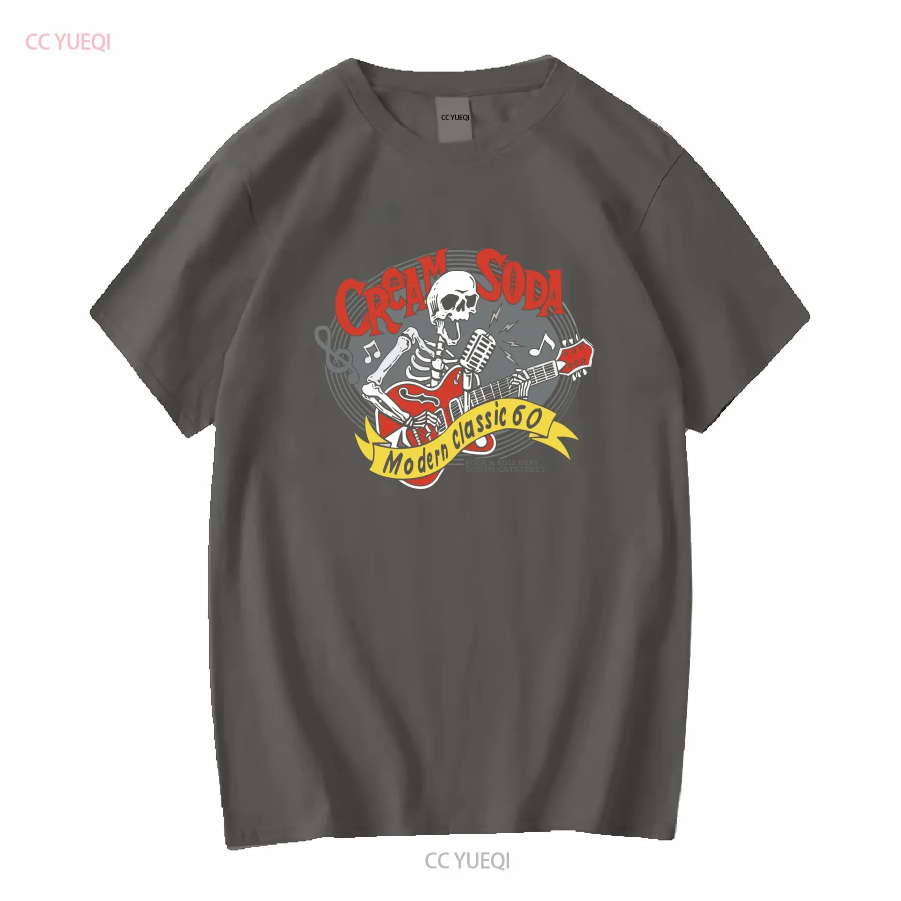 Cream Soda Rock Roll T shirt J - Streetwear Brand China avis et prix